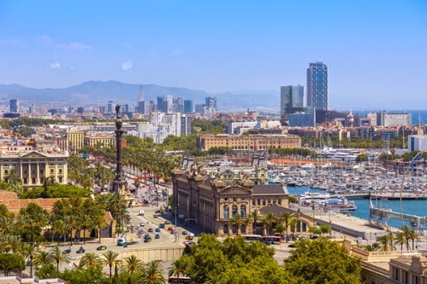 Barcelona - Blick über die Stadt
